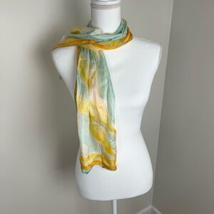 Vintage Vera 100% Silk Dragonfly Scarf